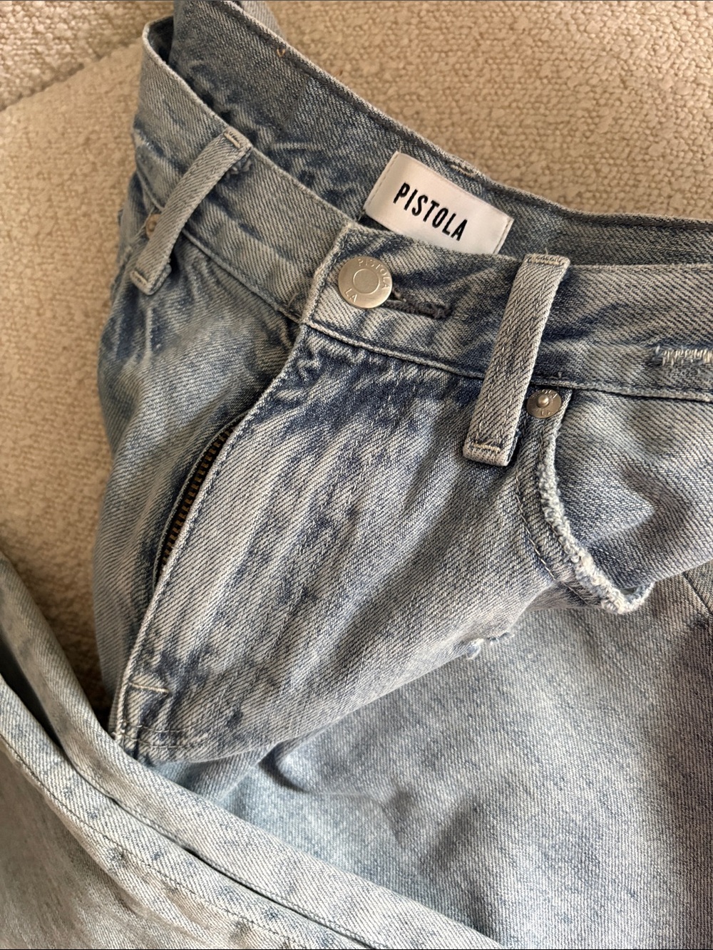 Pistola Light Blue Washed Denim Jeans